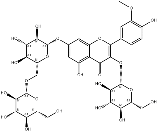 60778-00-9 Isorhamnetin 3-O-β-D-glucose-7-O-β-D-gentiobioside
