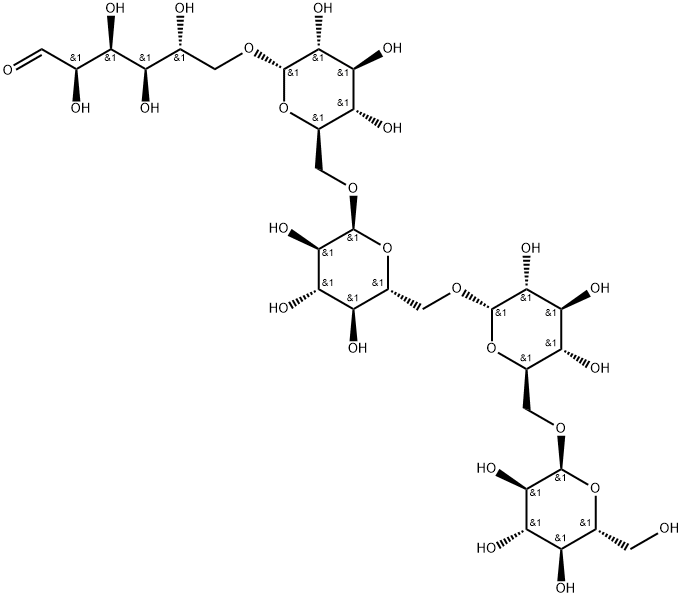 异麦芽五糖,6082-32-2,结构式