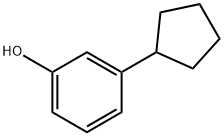 3-环戊基苯酚 结构式