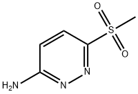 6-(甲基磺酰基)哒嗪-3-胺 结构式