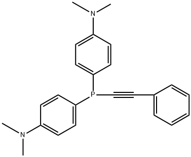 (bis(4-dimethylaminophenyl)phosphino)phenylacetylene 化学構造式