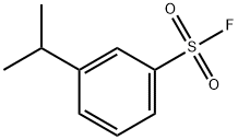 Benzenesulfonyl fluoride, 3-(1-methylethyl)- Structure