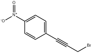 Benzene, 1-(3-bromo-1-propyn-1-yl)-4-nitro- Structure