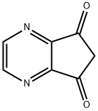 5H-Cyclopentapyrazine-5,7(6H)-dione 结构式