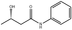 Butanamide, 3-hydroxy-N-phenyl-, (S)- Structure