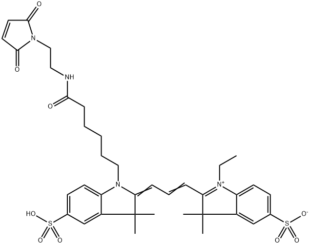 Cyanine 3 Maleimide Structure