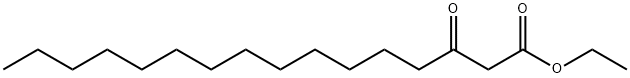 Hexadecanoic acid, 3-oxo-, ethyl ester Structure