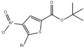 tert-Butyl 5-bromo-4-nitrothiophene-2-carboxylate Structure