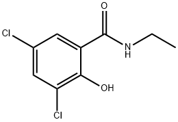 Benzamide, 3,5-dichloro-N-ethyl-2-hydroxy-,62298-46-8,结构式