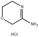 2H-1,4-Oxazin-3-amine, 5,6-dihydro-, hydrochloride (1:1) Struktur