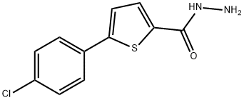 5-(4-CHLOROPHENYL)THIOPHENE-2-CARBOHYDRAZIDE, 62403-13-8, 结构式