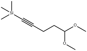 Silane, (5,5-dimethoxy-1-pentyn-1-yl)trimethyl- Structure