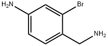 4-(aminomethyl)-3-bromoaniline Struktur
