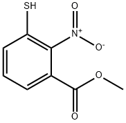 Benzoic acid, 3-mercapto-2-nitro-, methyl ester Structure