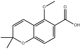 5-Methoxy-2,2-dimethyl-2H-chromene-6-carboxylic Acid Structure