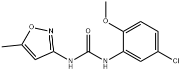 Urea, N-(5-chloro-2-Methoxyphenyl)-N'-(,625117-60-4,结构式