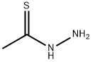 Ethanethioic acid, hydrazide (9CI) 化学構造式