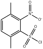 Benzenesulfonyl chloride, 3,6-dimethyl-2-nitro- Struktur