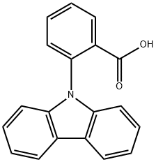 Benzoic acid, 2-(9H-carbazol-9-yl)- 化学構造式