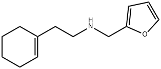 2-Furanmethanamine, N-[2-(1-cyclohexen-1-yl)ethyl]- Structure