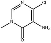 5-氨基-6-氯-3-甲基嘧啶-4(3H)-酮 结构式