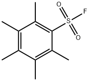Benzenesulfonyl fluoride, 2,3,4,5,6-pentamethyl- Struktur