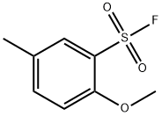 Benzenesulfonyl fluoride, 2-methoxy-5-methyl- 化学構造式