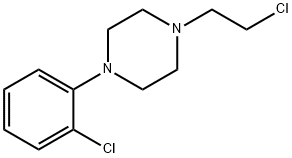 Piperazine, 1-(2-chloroethyl)-4-(2-chlorophenyl)- Structure