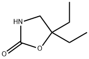 5,5-diethyl-1,3-oxazolidin-2-one 化学構造式