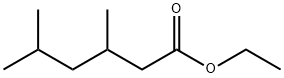Hexanoic acid, 3,5-dimethyl-, ethyl ester Struktur