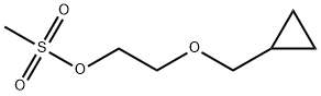 2-(cyclopropylmethoxy)ethyl methanesulfonate Struktur