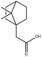 Bicyclo[2.2.1]heptane-1-acetic acid, 7,7-dimethyl- Struktur