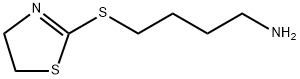 1-Butanamine, 4-[(4,5-dihydro-2-thiazolyl)thio]- 化学構造式