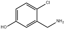 3-(aminomethyl)-4-chlorophenol Struktur