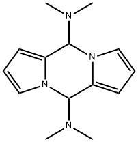 5H,10H-Dipyrrolo[1,2-a:1',2'-d]pyrazine-5,10-diamine, N5,N5,N10,N10-tetramethyl-,64435-30-9,结构式