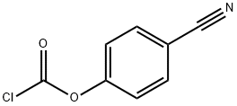 Carbonochloridic acid, 4-cyanophenyl ester Struktur