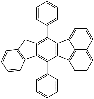 12H-Indeno[1,2-k]fluoranthene, 7,13-diphenyl- Structure