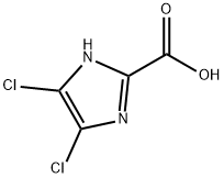 4,5-二氯-1H-咪唑-2-羧酸,64736-53-4,结构式