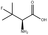 L-Valine, 3-fluoro- 化学構造式