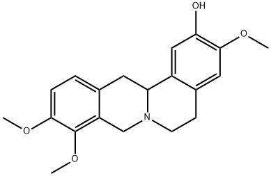 异紫堇球碱, 6487-33-8, 结构式