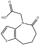 2-{5-oxo-4H,5H,6H,7H,8H-thieno[3,2-b]azepin-4-yl}acetic Acid Structure