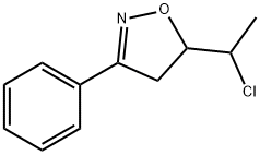 5-(1-chloroethyl)-3-phenyl-4,5-dihydro-1,2-oxazole Structure