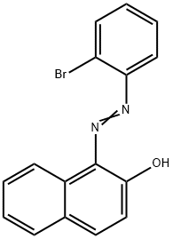 2-Naphthalenol, 1-[2-(2-bromophenyl)diazenyl]-,65000-73-9,结构式
