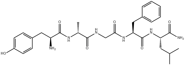 enkephalinamide-Leu, Ala(2)- Structure