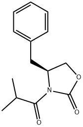 2-Oxazolidinone, 3-(2-methyl-1-oxopropyl)-4-(phenylmethyl)-, (4S)- Structure