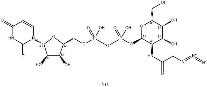 653600-61-4 尿苷5'-二磷酸-N-乙酰叠氮氨基半乳糖胺二钠盐