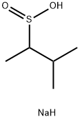 2-Butanesulfinic acid, 3-methyl-, sodium salt (1:1) Struktur