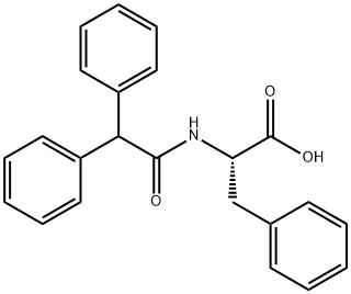 (2,2-二苯乙酰基)苯丙氨酸, 65707-83-7, 结构式