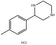 Piperazine, 2-(4-methylphenyl)-, hydrochloride (1:2) 化学構造式