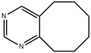 5,6,7,8,9,10-hexahydrocycloocta[d]pyrimidine Struktur